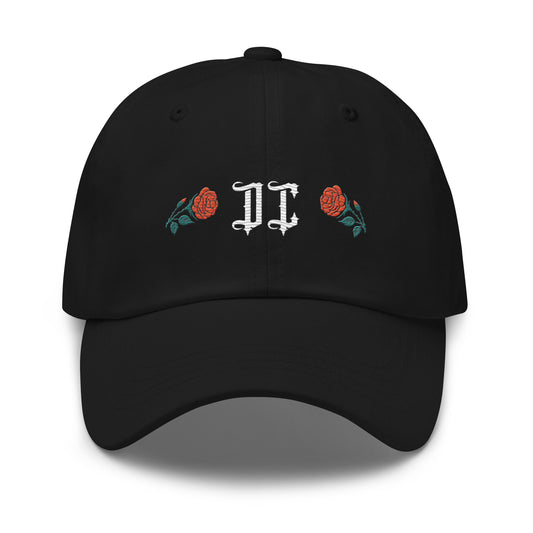 DC Rose Embroidered Dad Hat