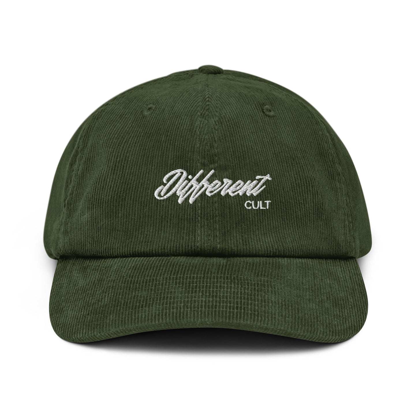 Different Cult Embroidered Corduroy hat